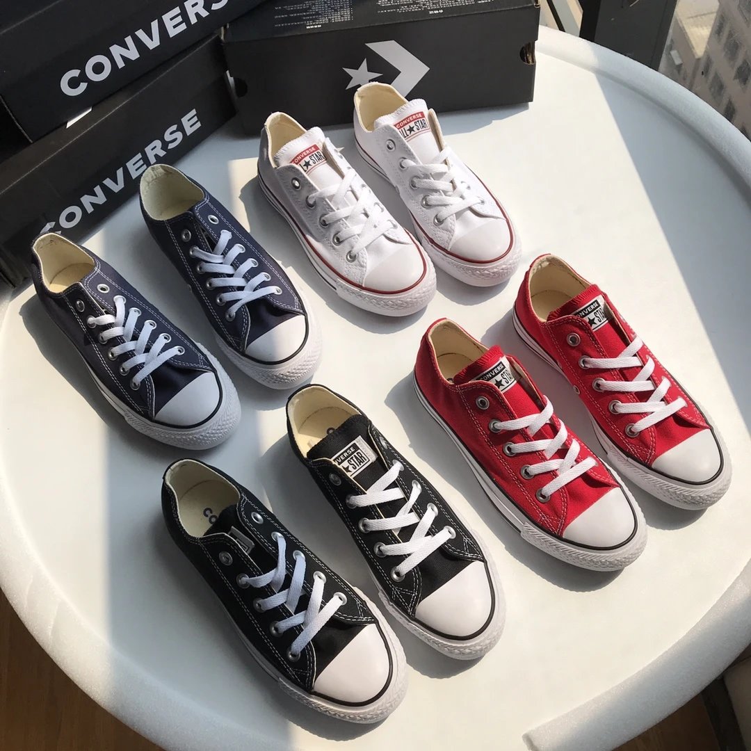 Converse Chuck Taylor Low Top Black Canvas Sneakers