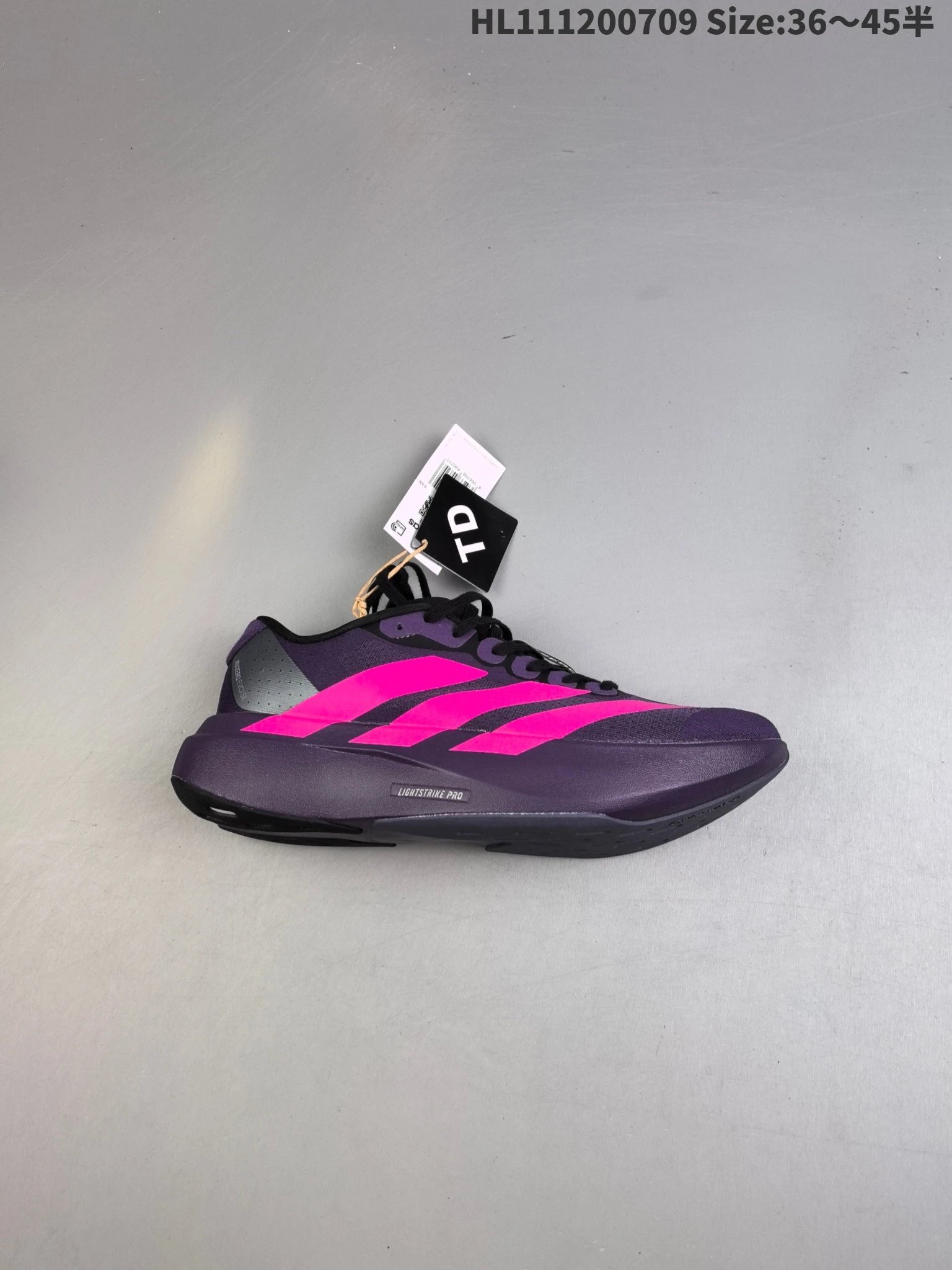 Adidas Adizero Purple Pink LIGHTSTRIKE PRO Racing Shoes