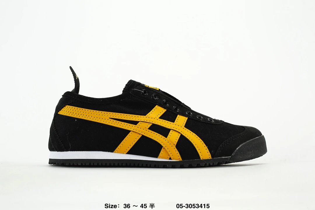 Onitsuka Tiger Mexico 66 Black Yellow Sneakers