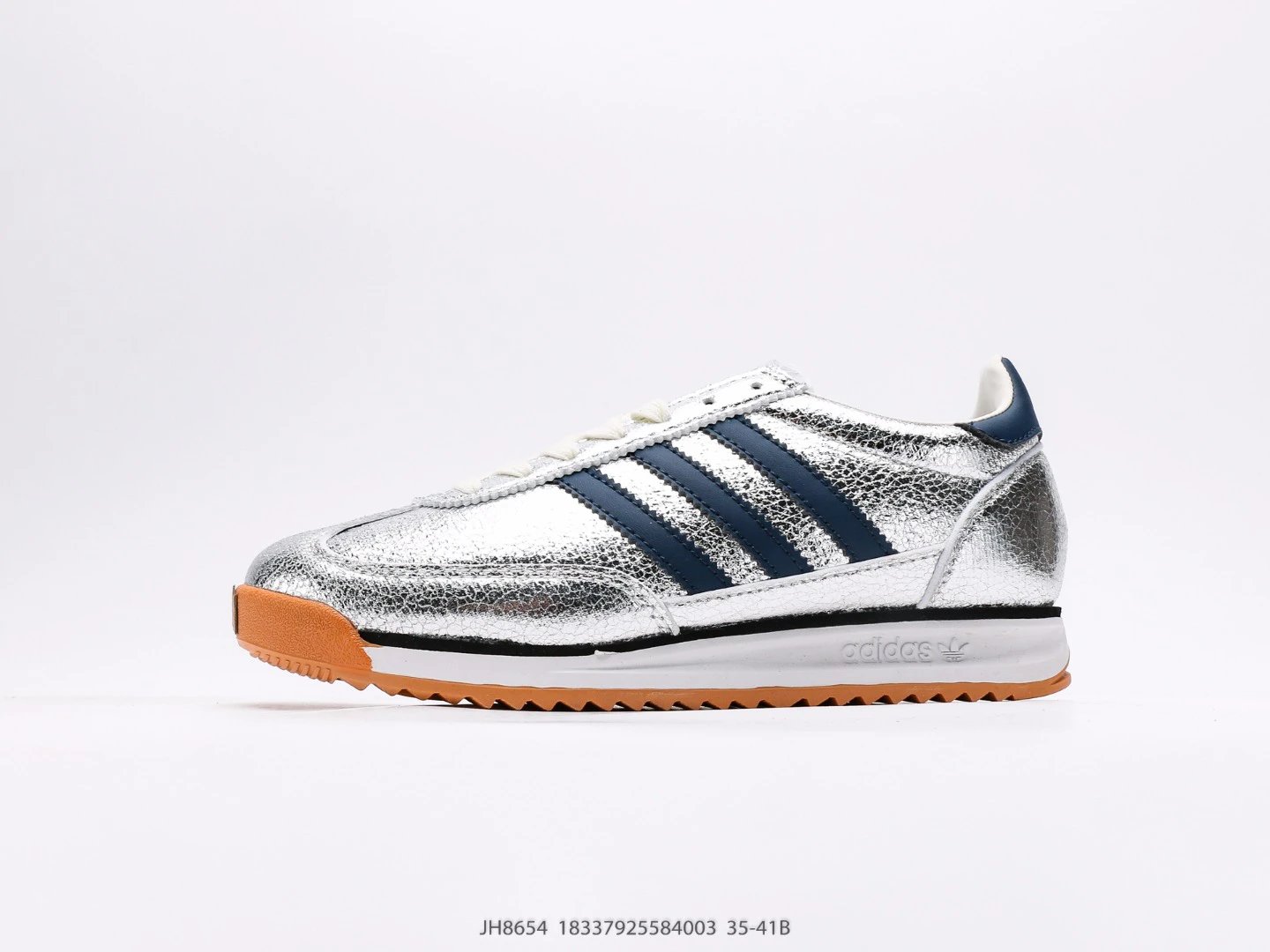 Adidas SL 72 OG Metallic Silver Navy Sneakers
