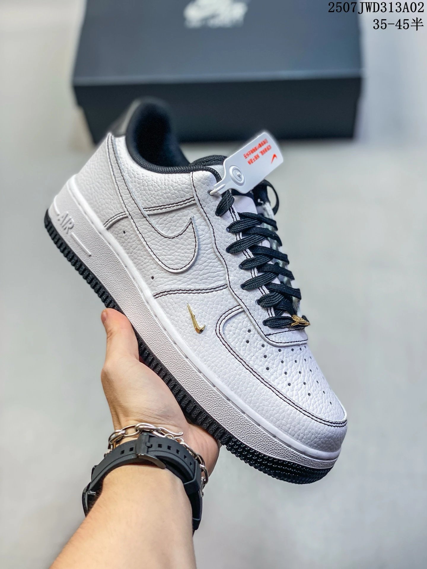 Nike Air Force 1 Grey White Retro Street Sneakers