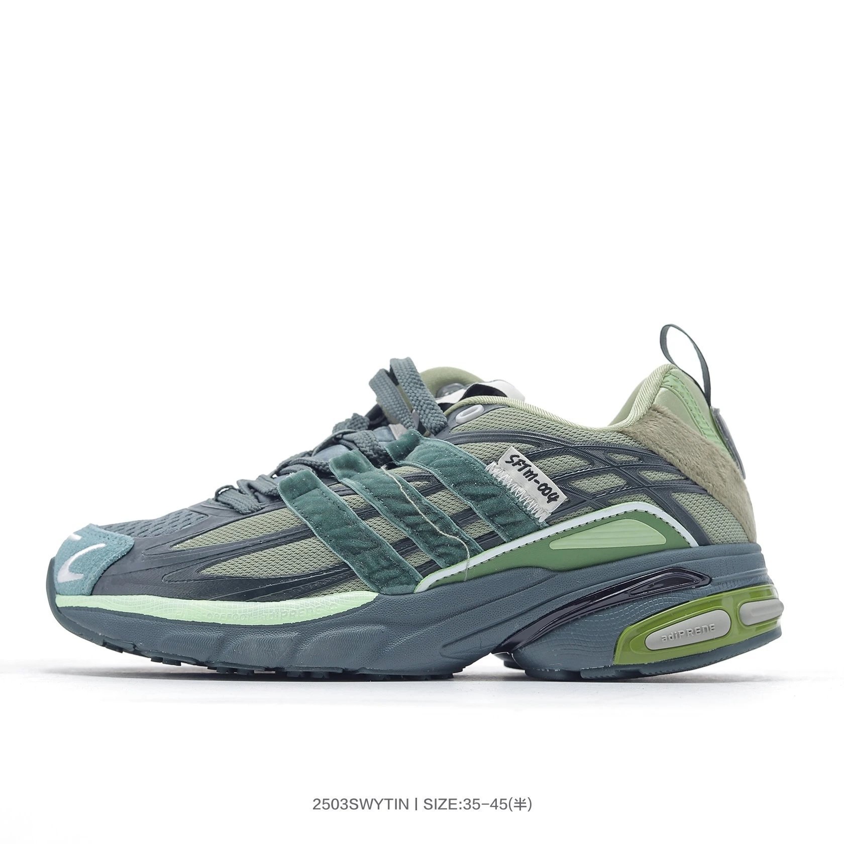 Adidas Retro Tech Olive Green adiPRENE Running Shoes