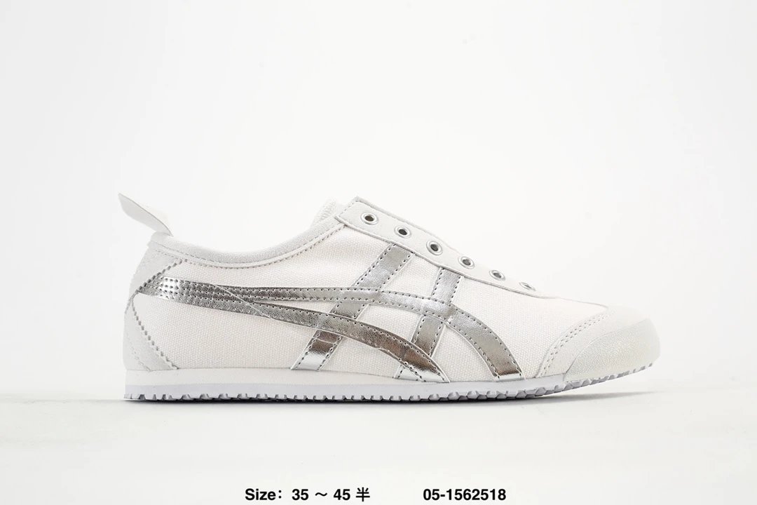 Onitsuka Tiger Mexico 66 White Silver Slip-On Sneakers