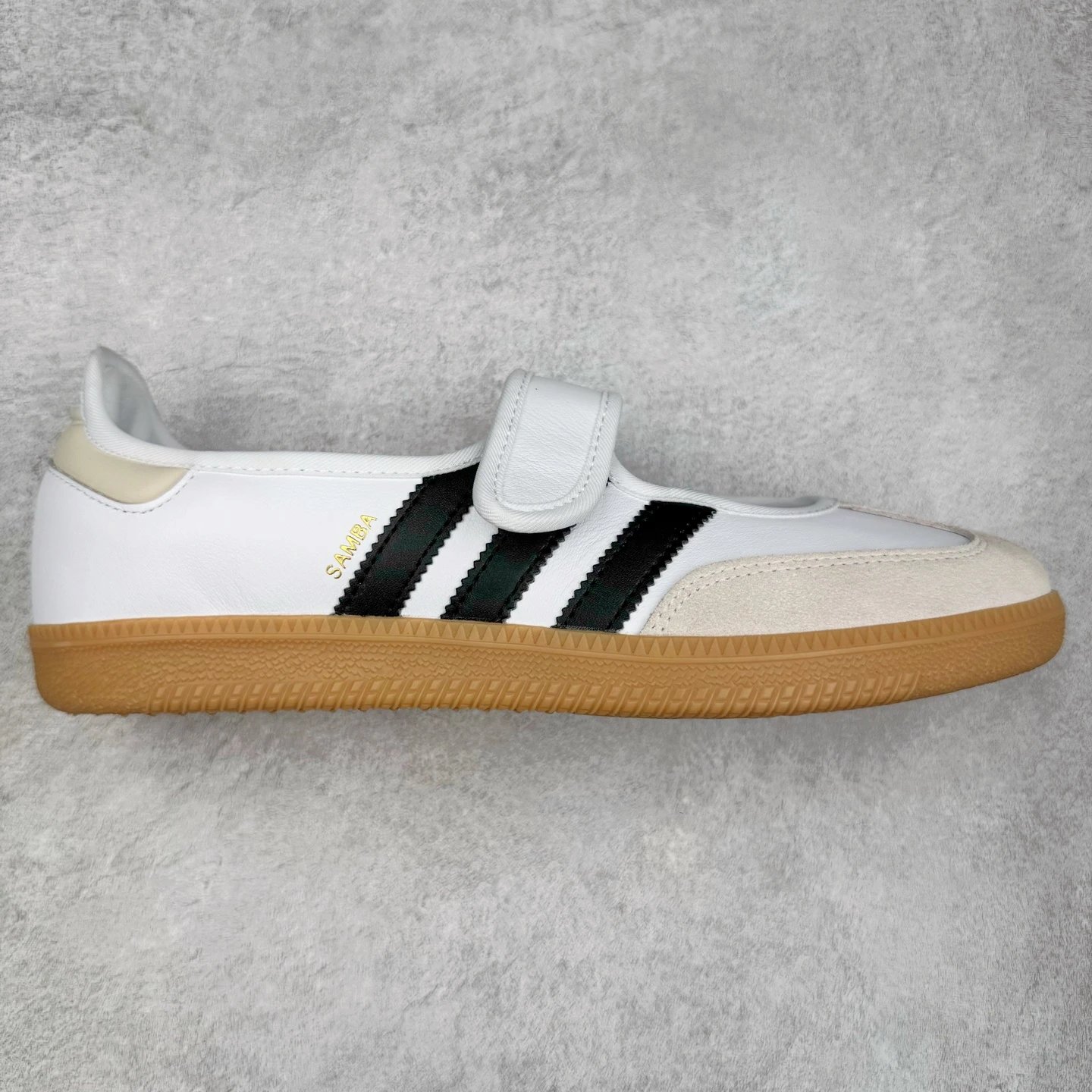 Adidas Samba Retro White Black Suede Casual Shoes