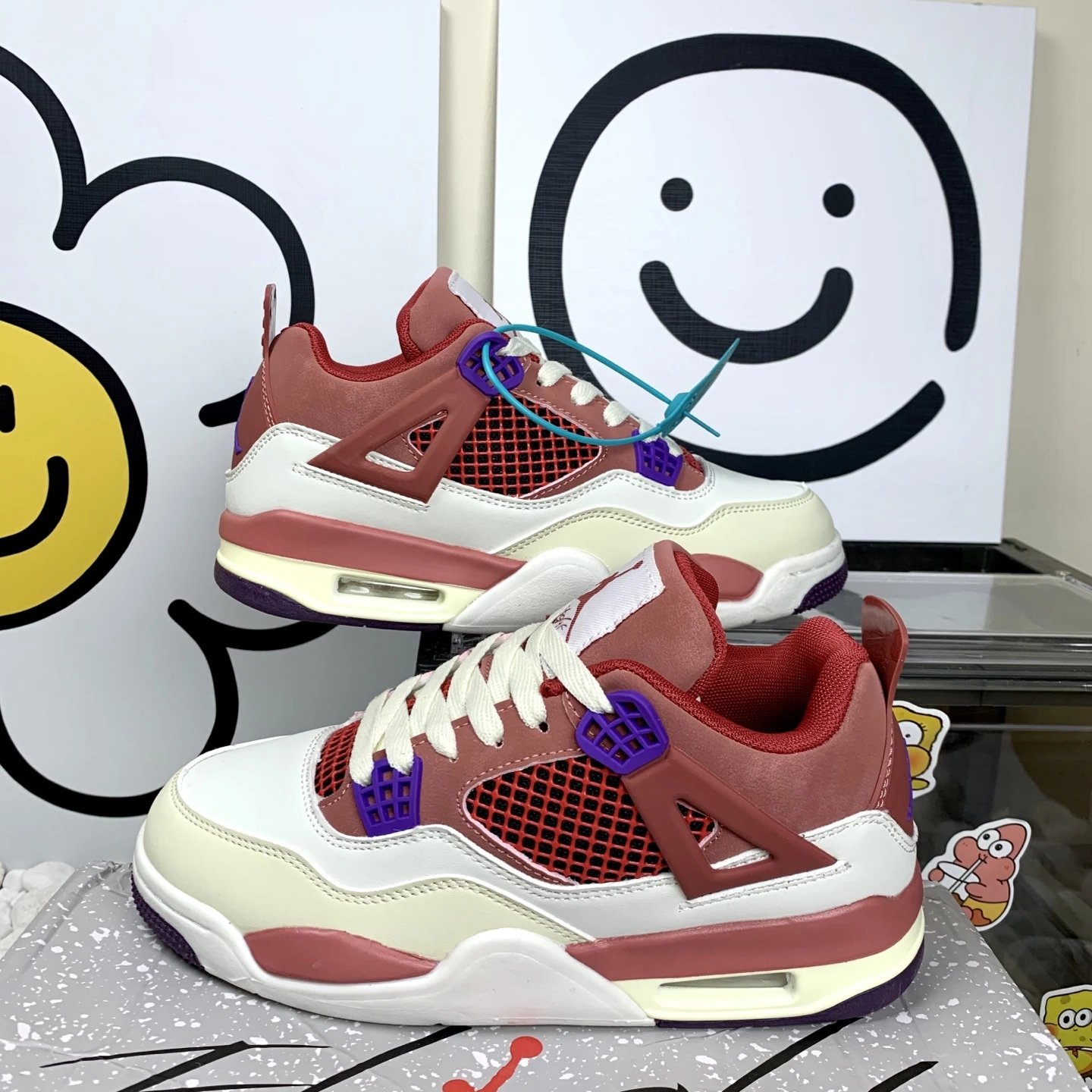 Air Jordan AJ4 Guava Ice Low-Top Basketball Shoes