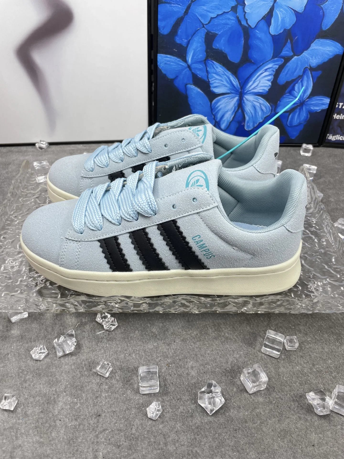 Adidas Originals White Green Low Top Sneakers