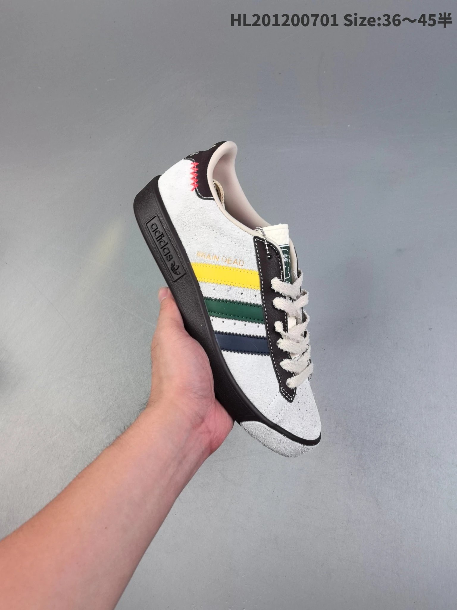 Adidas White Suede Low-Top 3-Stripes Sneakers Unisex