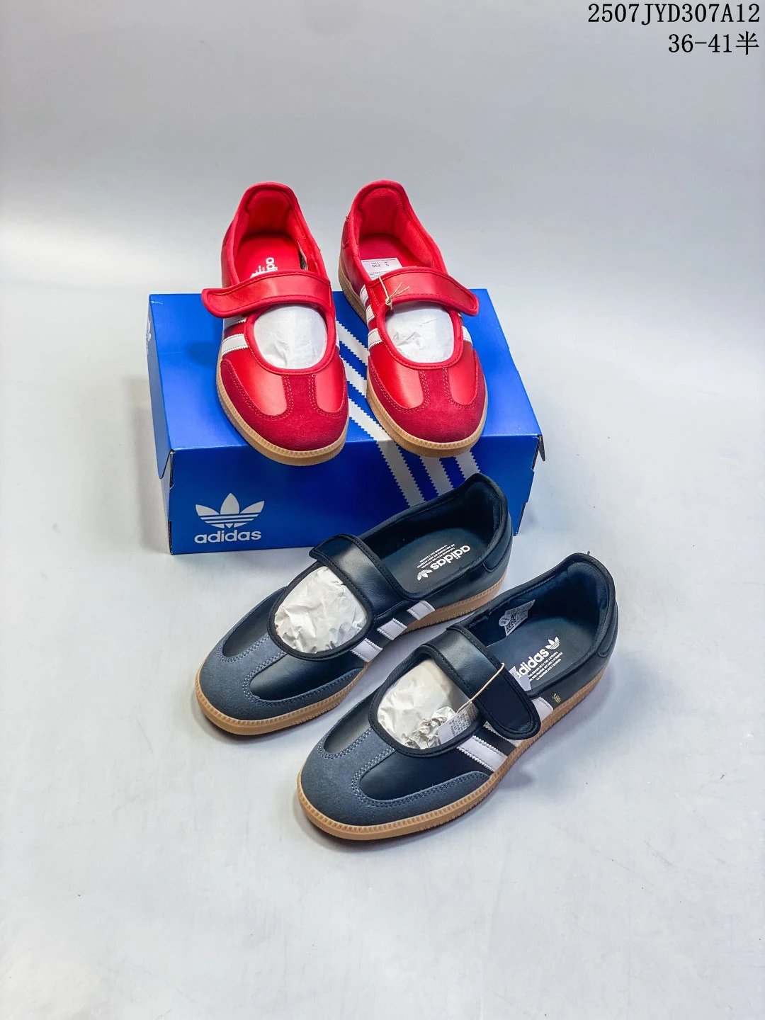 Adidas Originals Retro Red Velcro Mary Jane Shoes