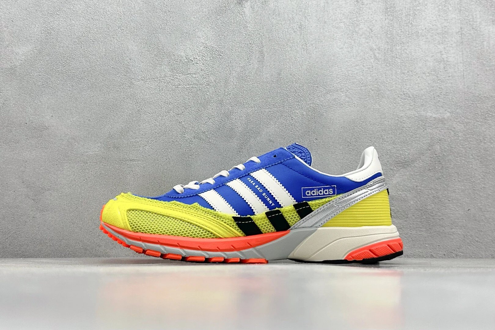 Adidas Bad Bunny Response CL Blue Yellow Mesh Sneakers