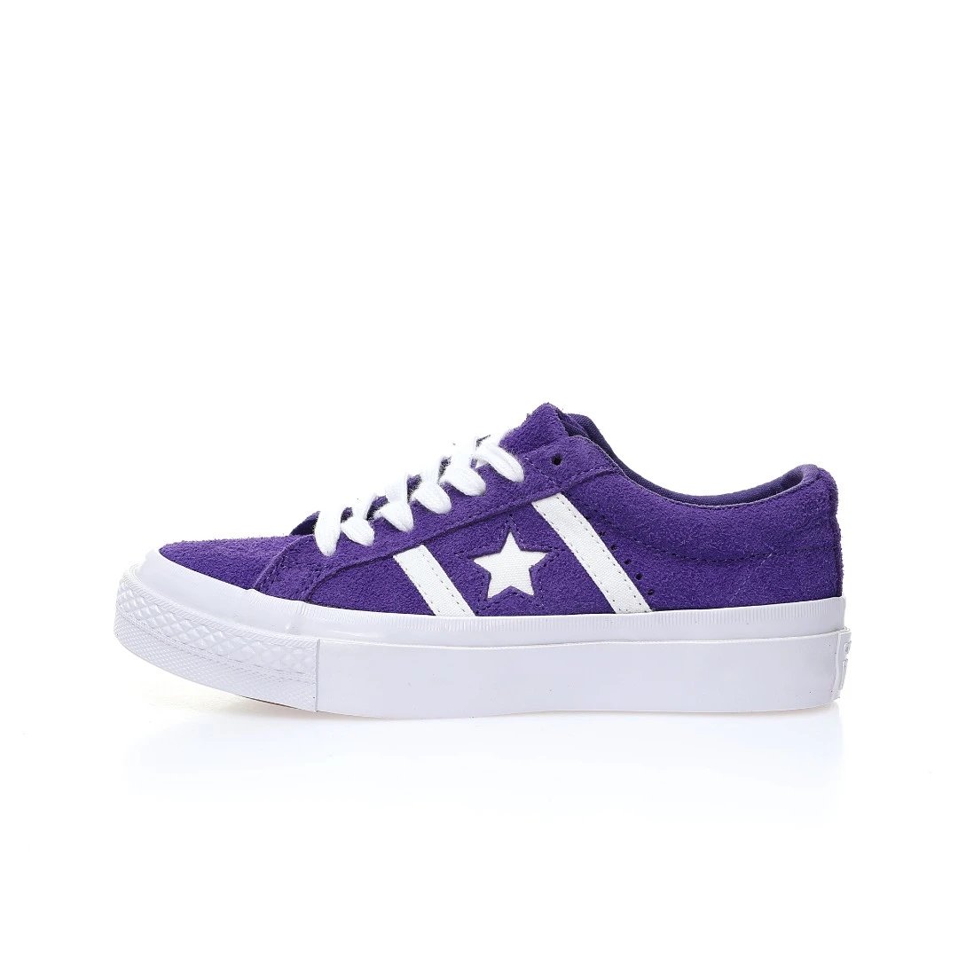 Converse One Star Purple Platform Sneakers