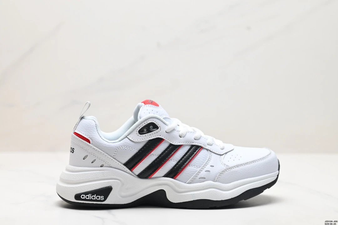 Adidas 90s Retro 3-Stripe White Chunky Dad Sneakers