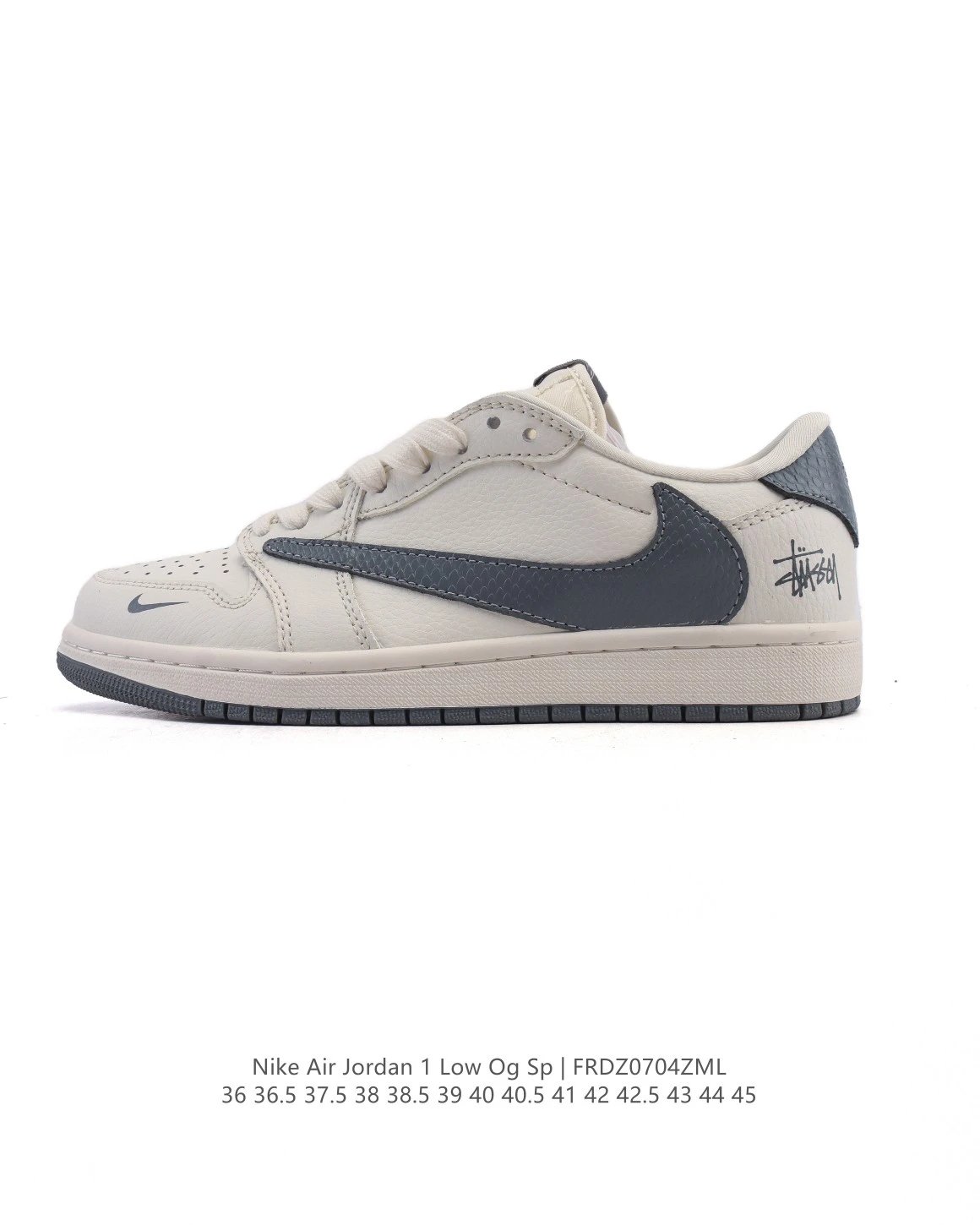 Air Jordan 1 Low OG SP Beige Gray Sneakers