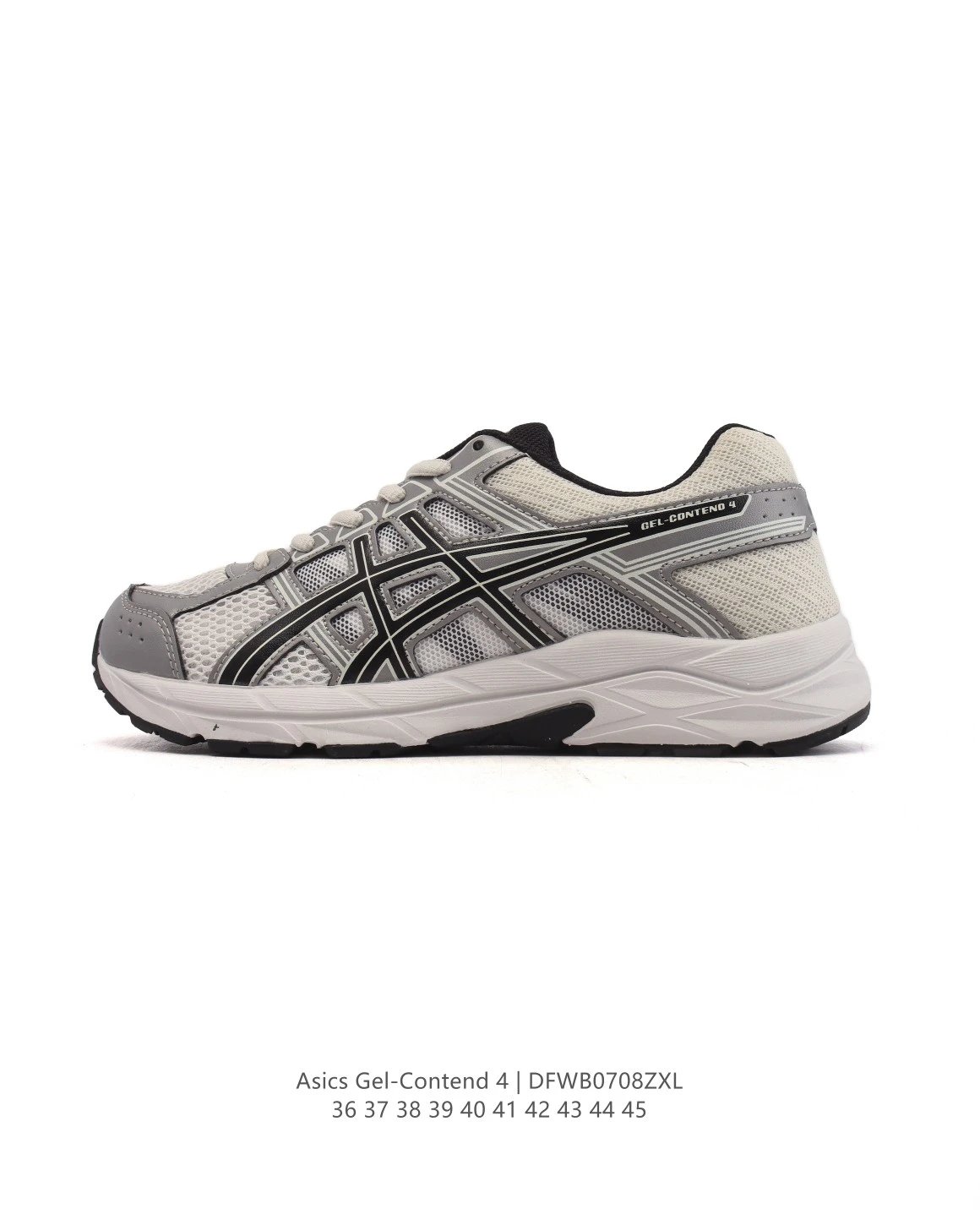 ASICS Classic White Blue Mesh Cushioned Running Shoes
