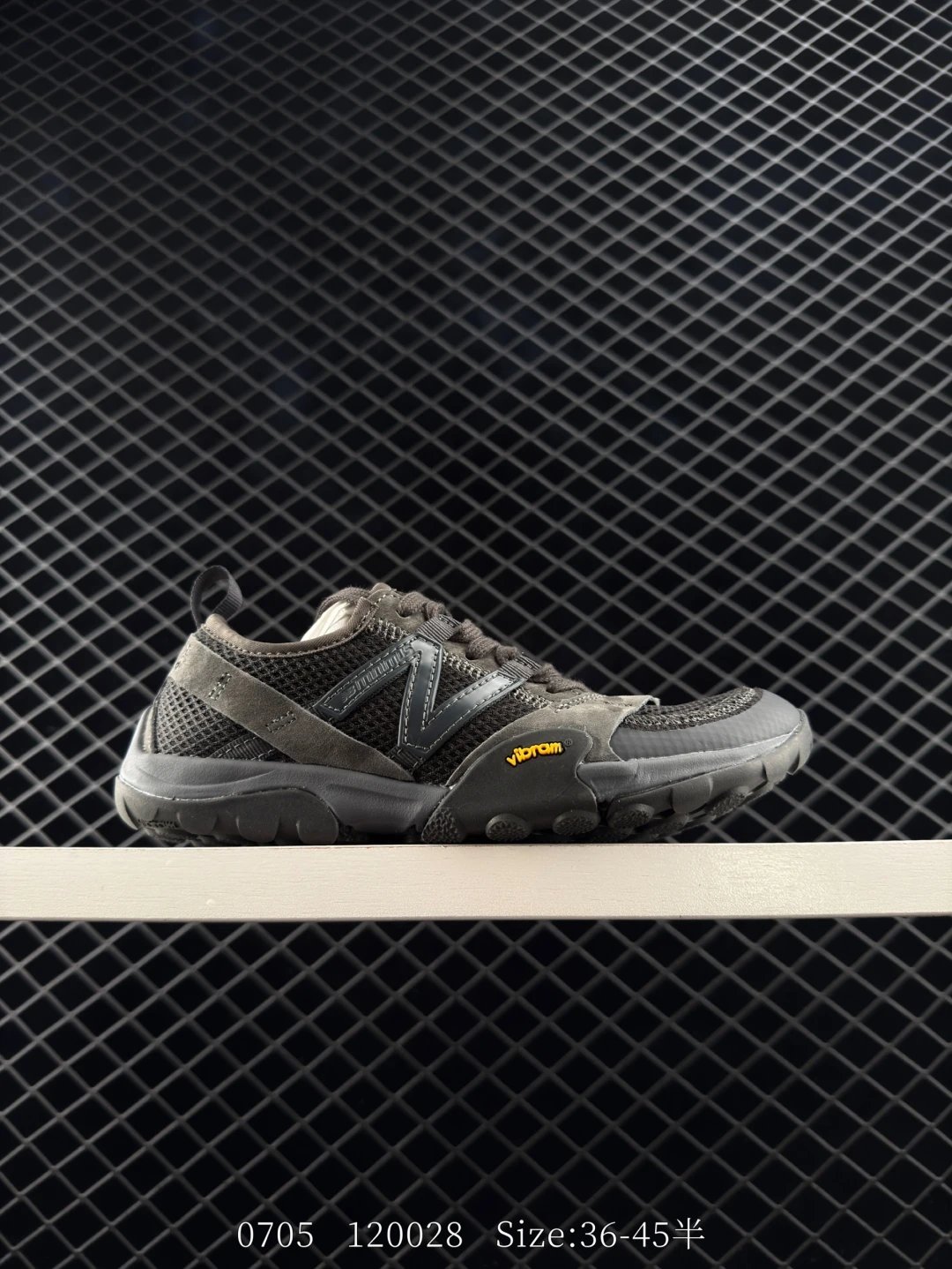 New Balance Grey Black Retro Trail Running Shoes