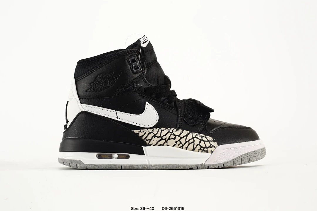 Nike Air Jordan Legacy 312 Black Elephant High-Top Shoes