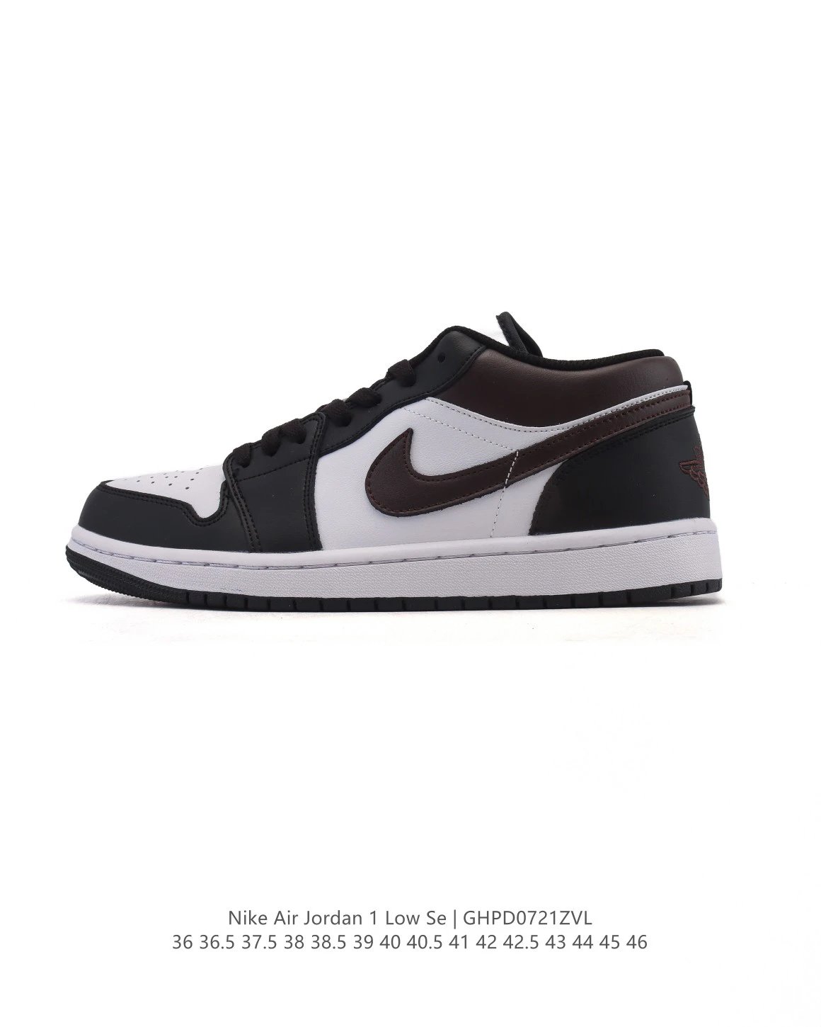 Nike Air Jordan 1 Low SE Black White Mocha Sneakers