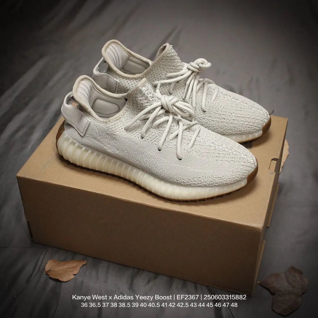 Yeezy Boost 350 V2 Sesame Primeknit Running Sneakers