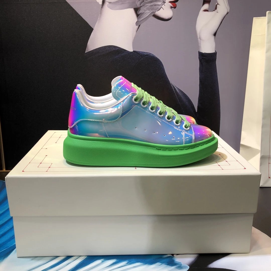 Alexander McQueen White Platform Sneakers