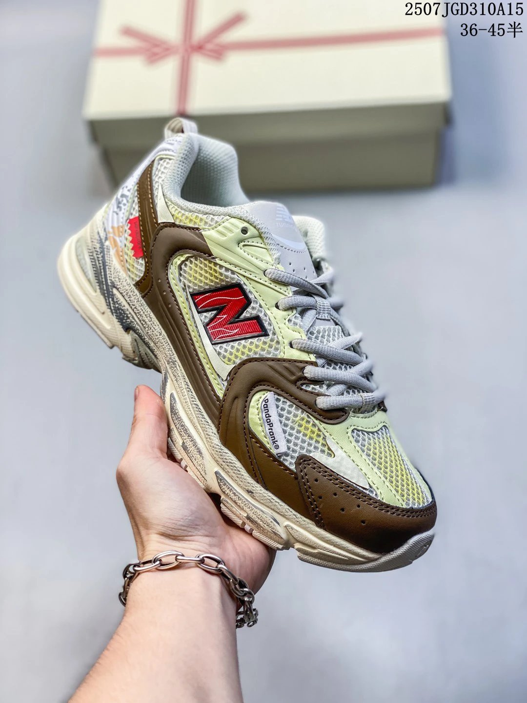New Balance 1906R Brown Green Silver Mesh Running Shoes