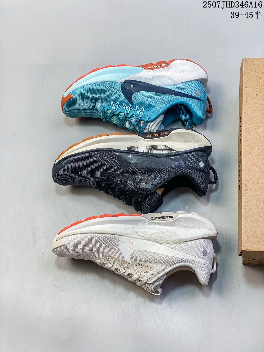 Nike Trail ATC Mesh Trail Running Shoes Blue White Orange