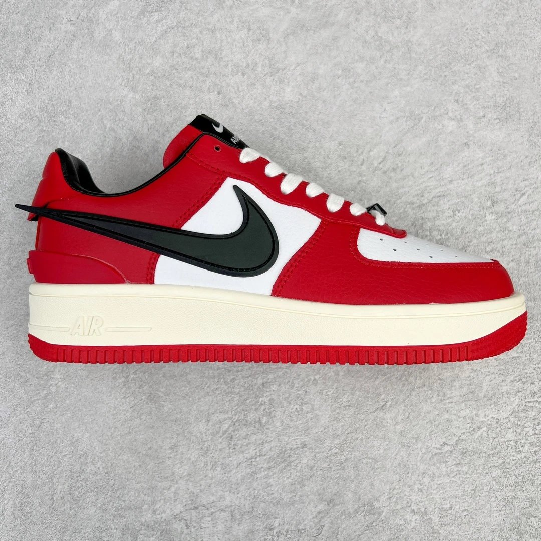 Nike Black White Low-Top Mesh Leather Sneakers