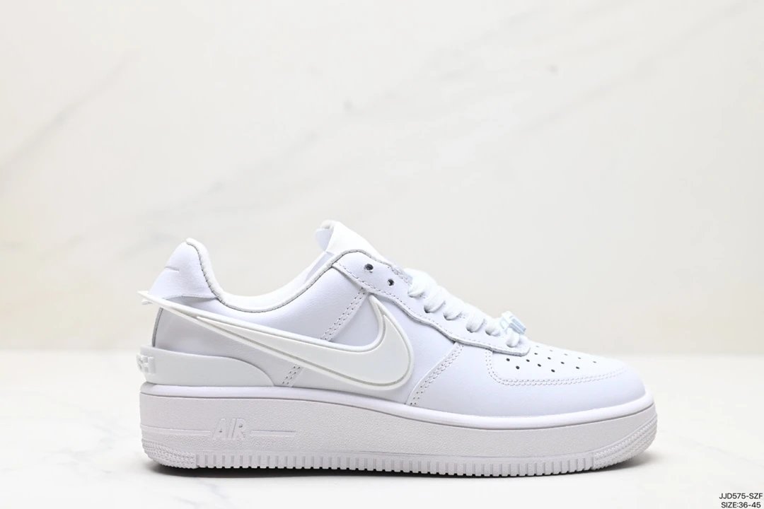Nike Classic Black White Mesh Running Shoes