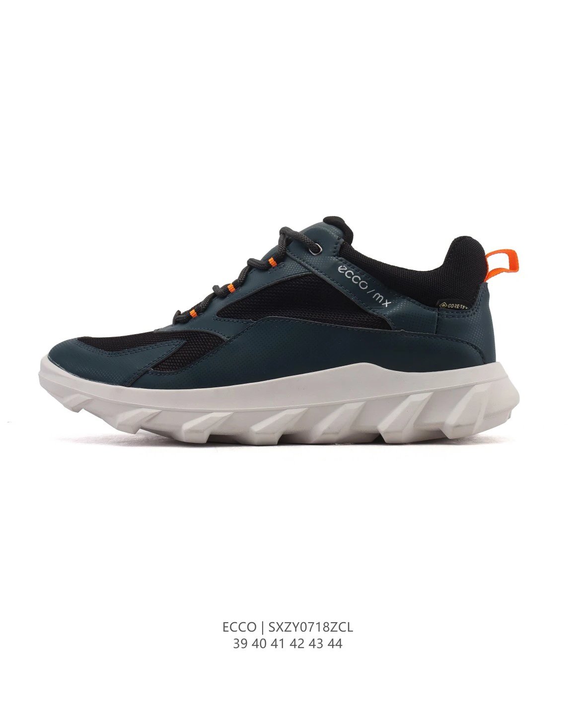 Ecco MX Men's Water-Repellent Hiking Sneakers Navy Black