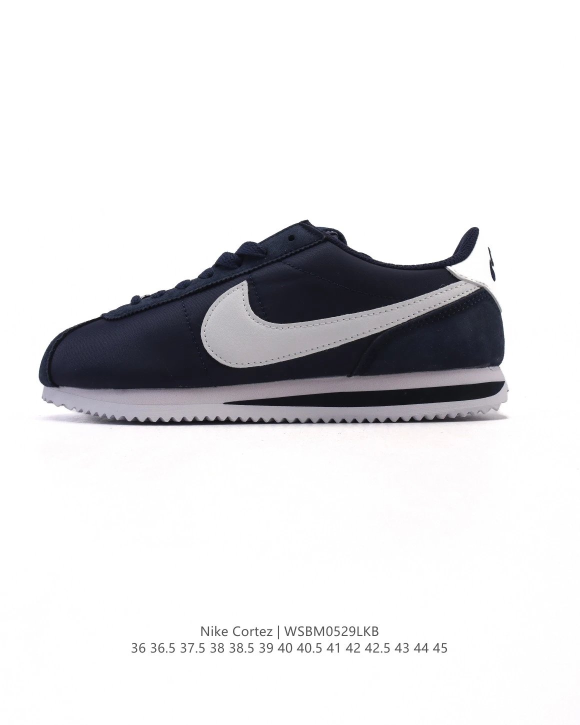 Nike Cortez Navy White Retro Running Shoes