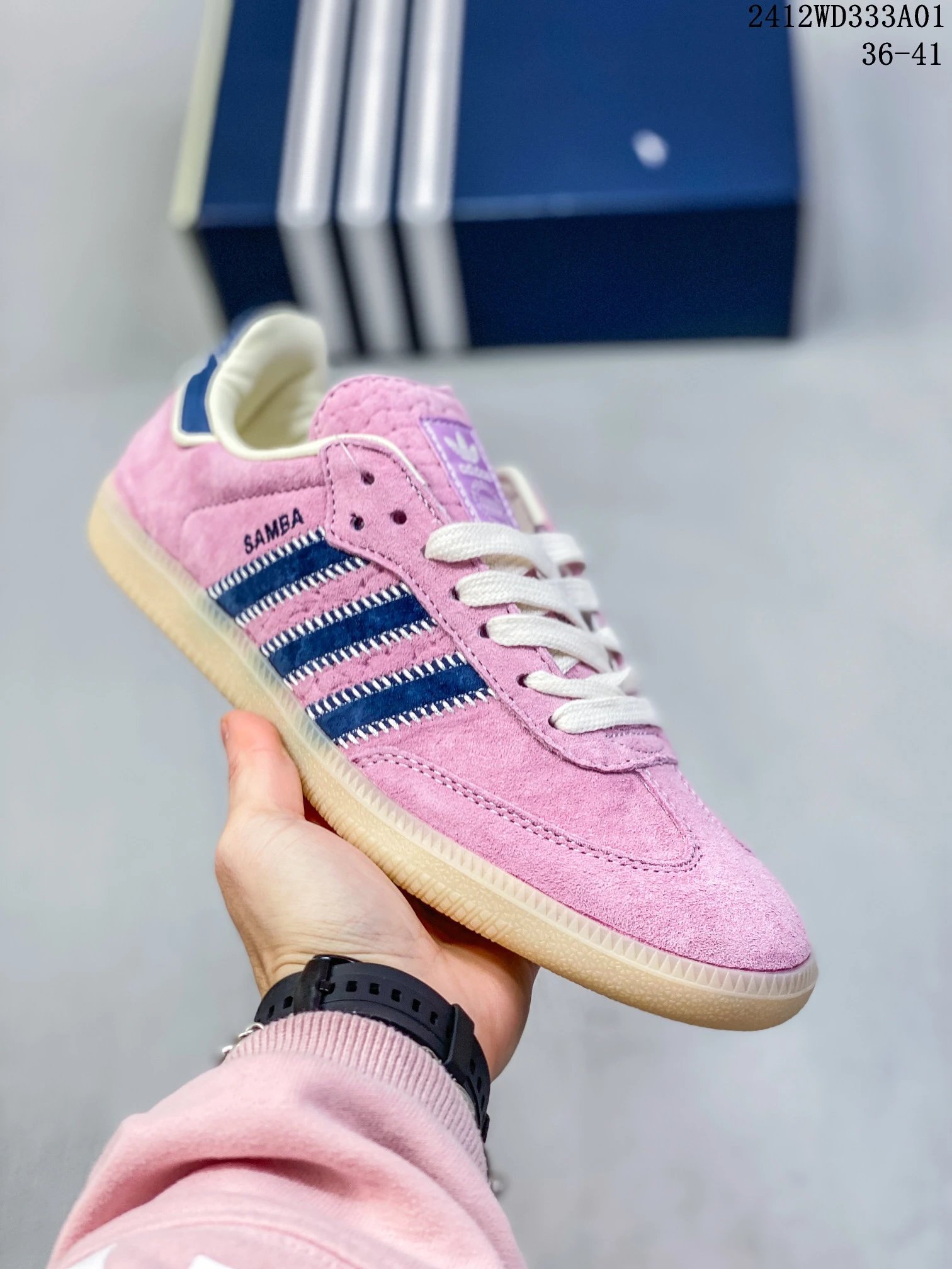 Adidas Originals Blue White Retro Skate Shoes