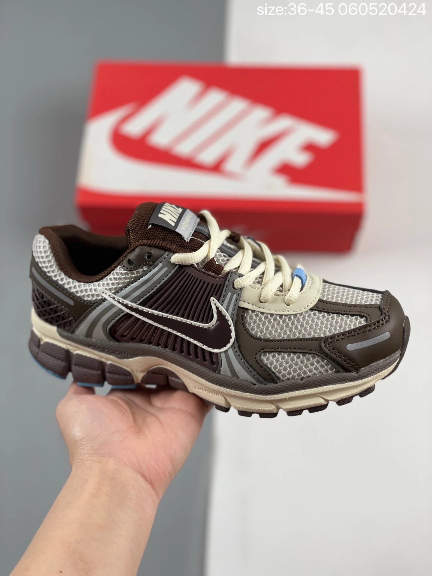 Nike Vomero 5 Brown Beige Gray Retro Running Shoes