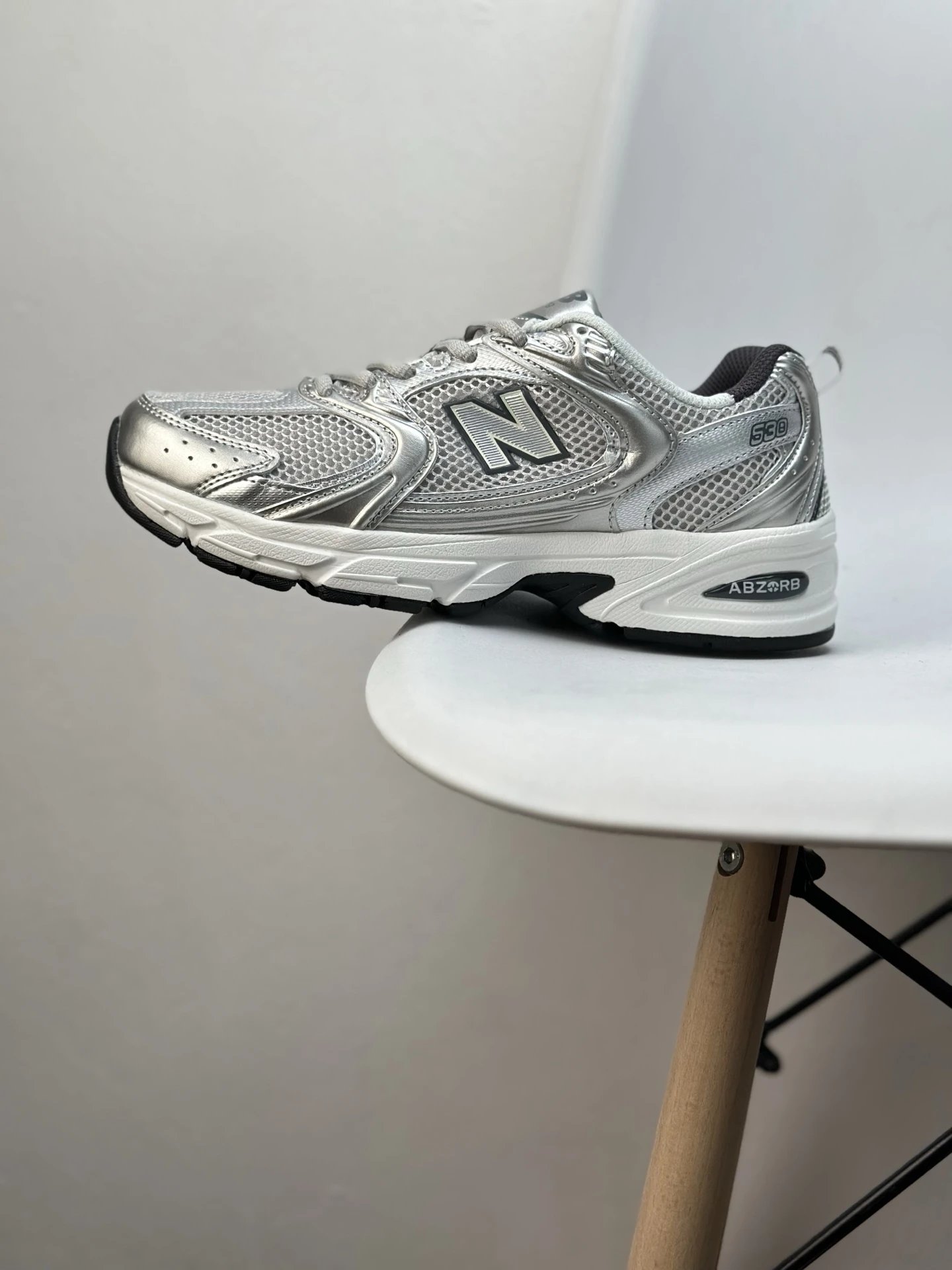 New Balance 530 Silver Gray Mesh Retro Running Shoes