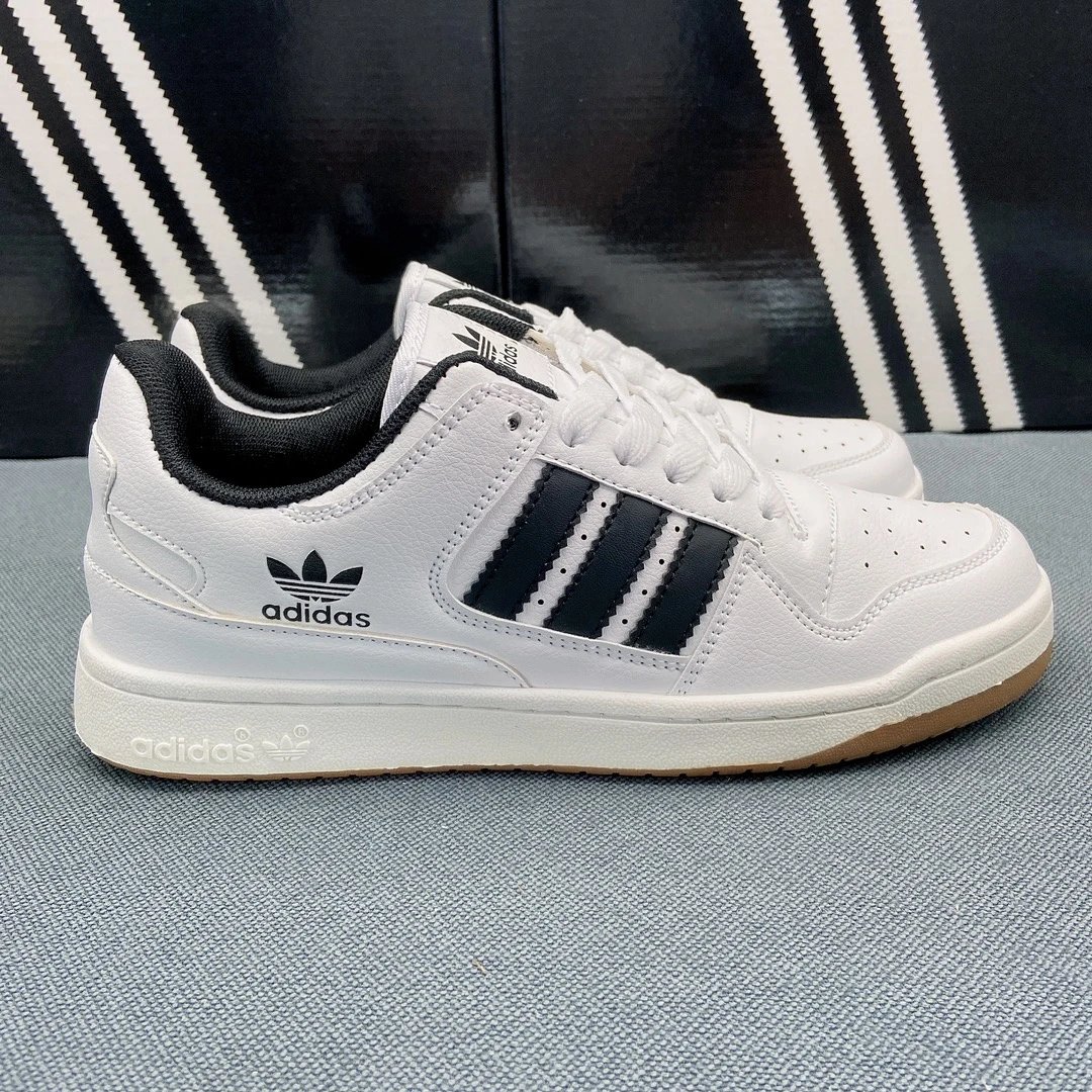 Adidas 3-Stripes Black White Retro Sneakers Shoes