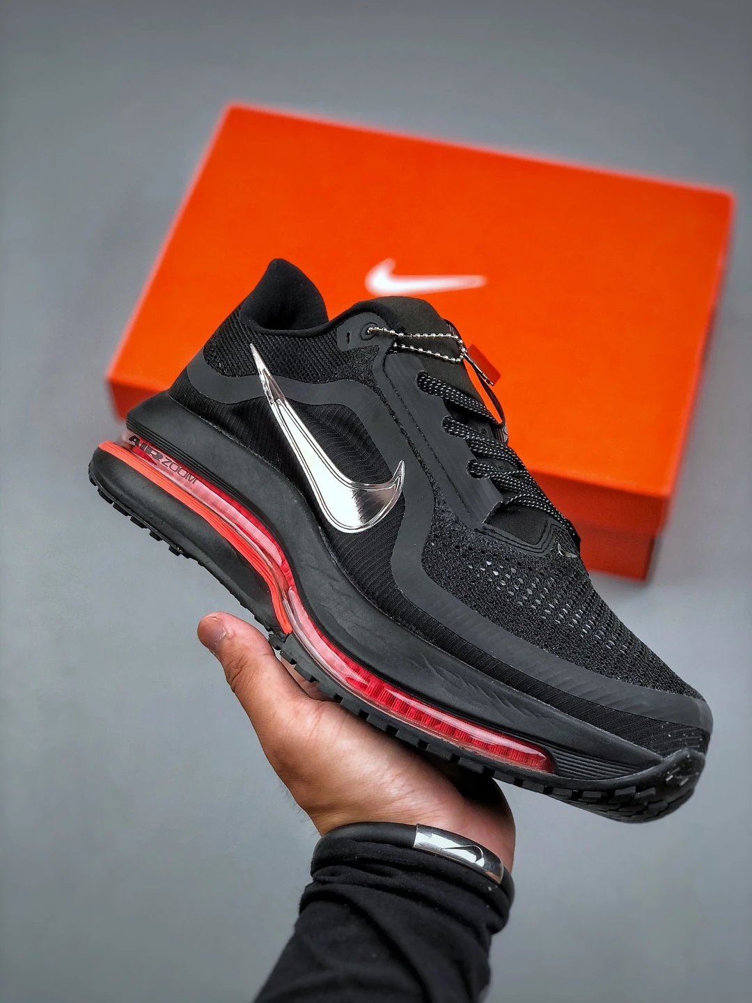 Nike Air Zoom Black Red Running Shoes