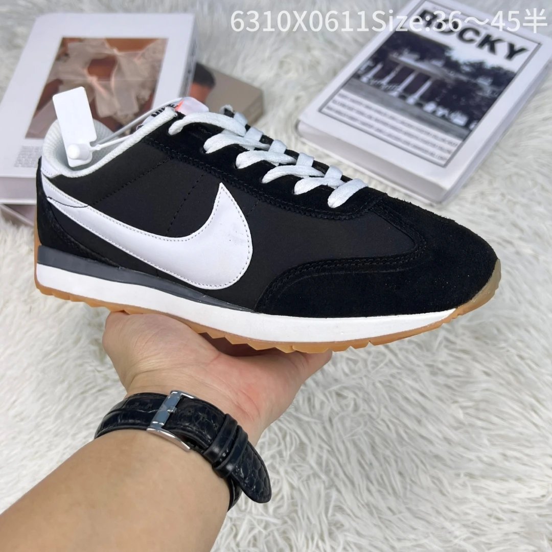 Nike Retro Black White Low Top Running Sneakers