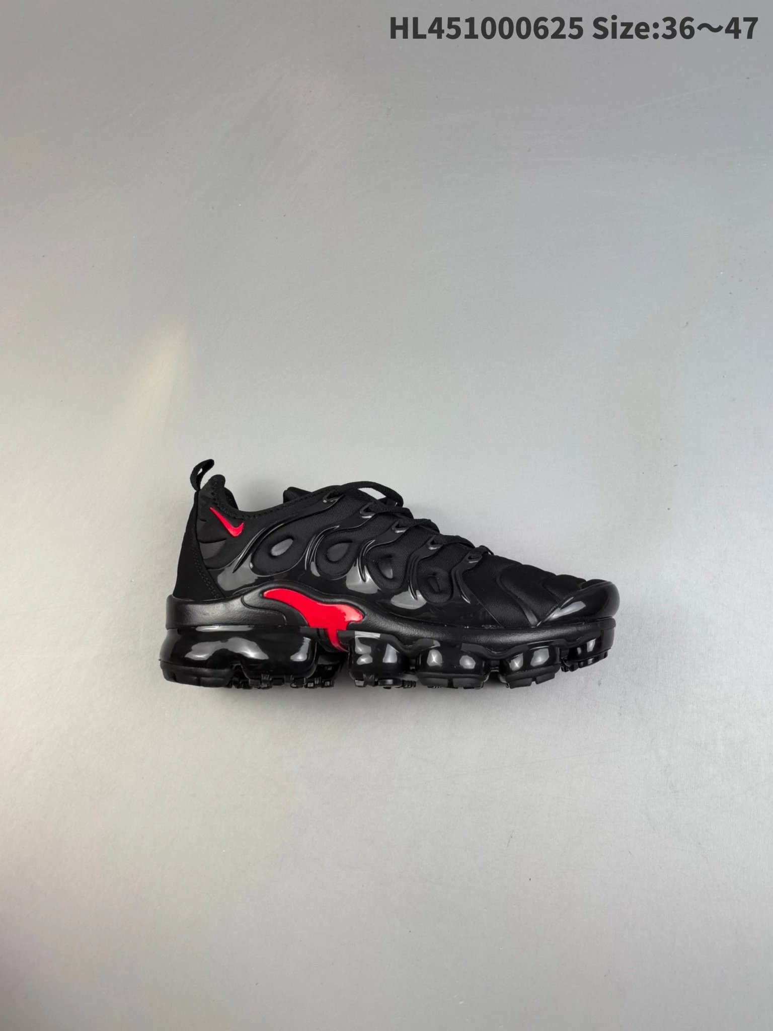 Nike Air VaporMax Plus Black Red Running Shoes