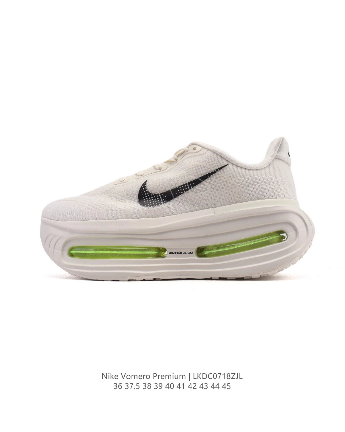 Nike Vomero Premium Off White Green Zoom Sneakers