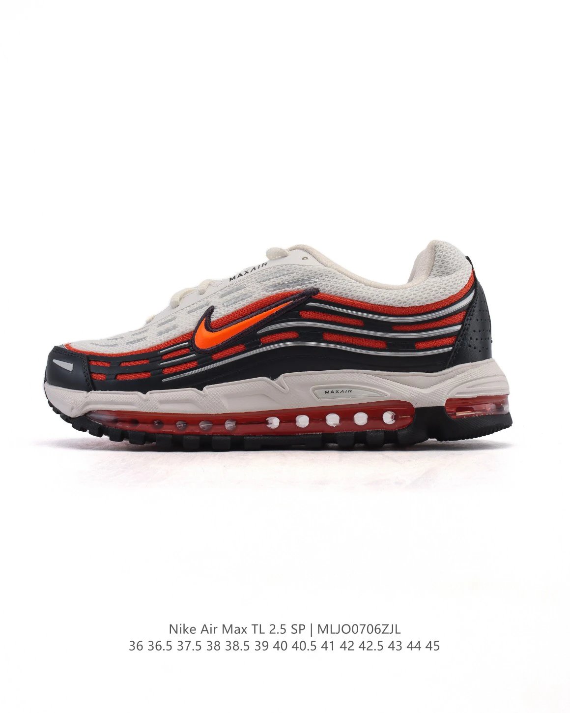 Nike Air Max TL 2.5 Grey Black Orange Sneakers