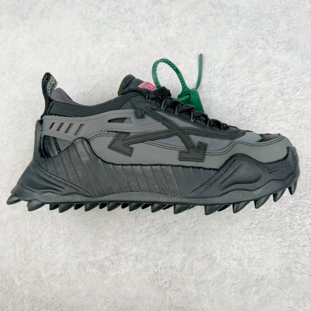 Off-White Arrow Logo White Leather Low-Top Unisex Sneakers