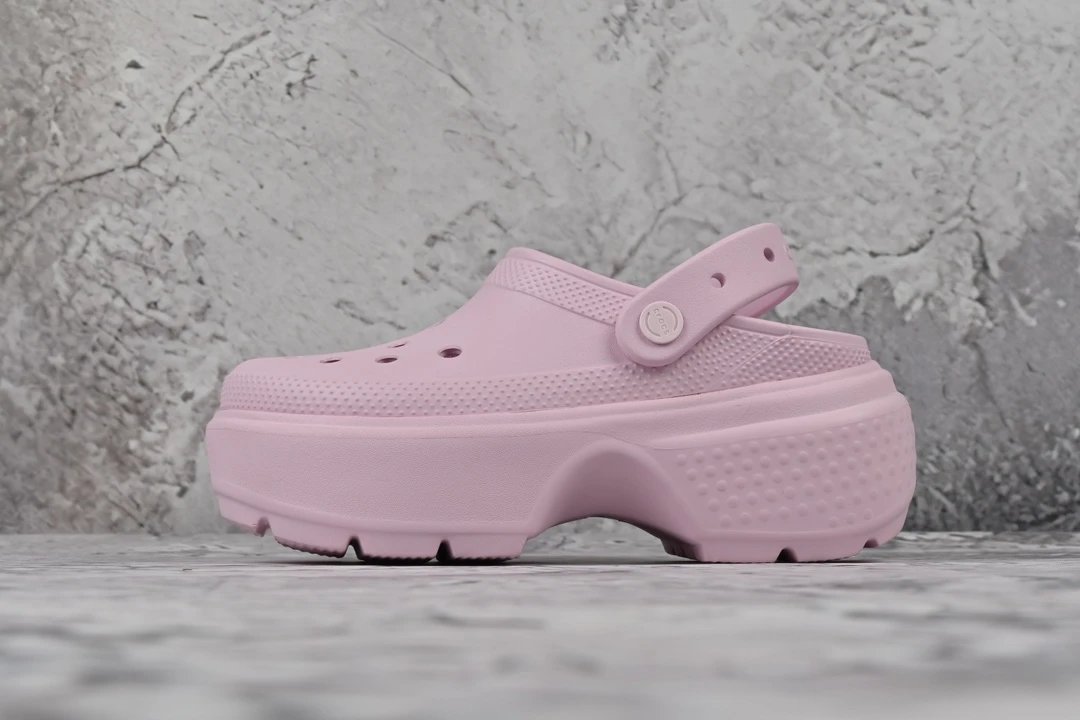 Crocs Classic Bae Pink Platform Clogs Unisex Sandals