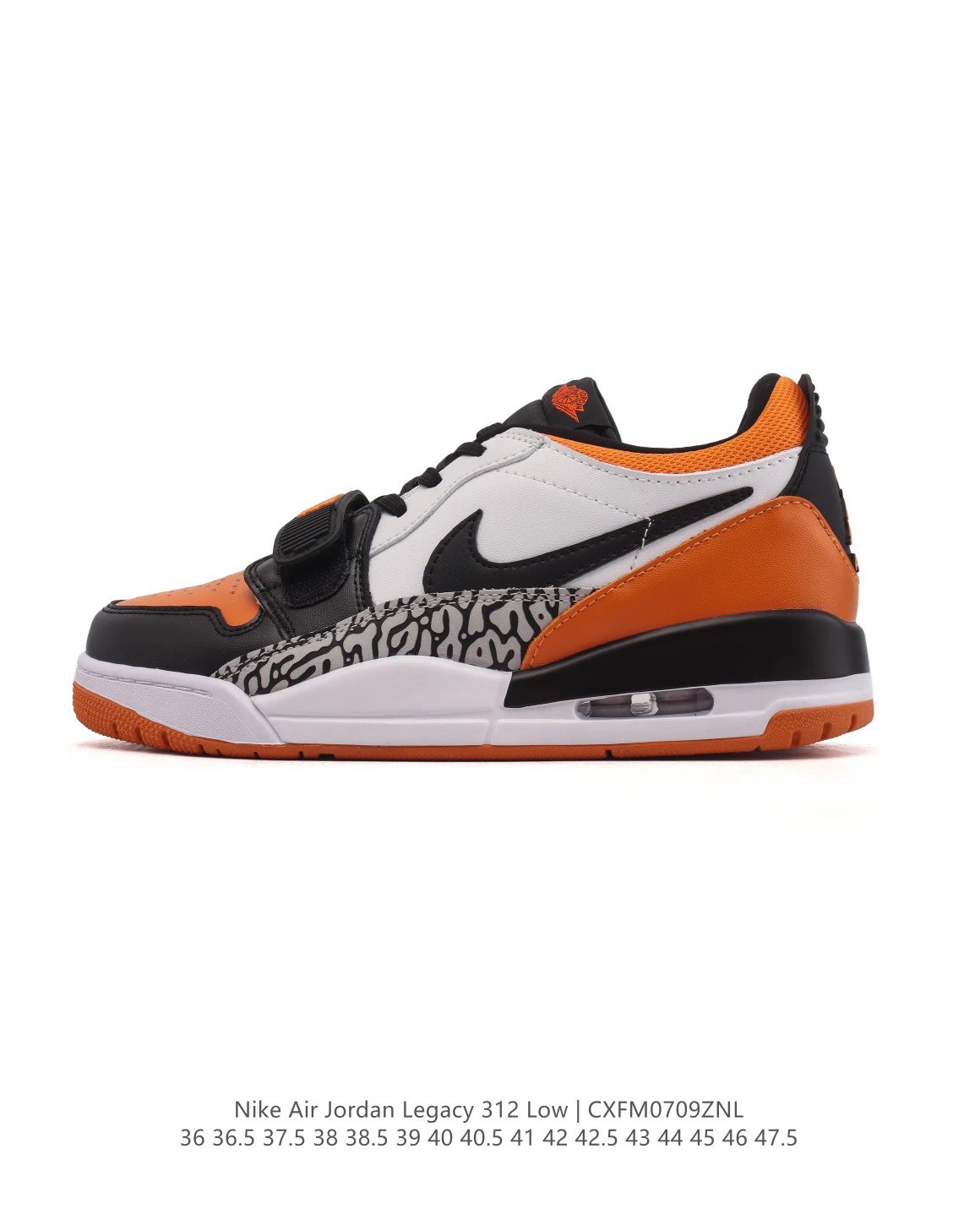 Air Jordan Legacy 312 Low Black Orange Sneakers