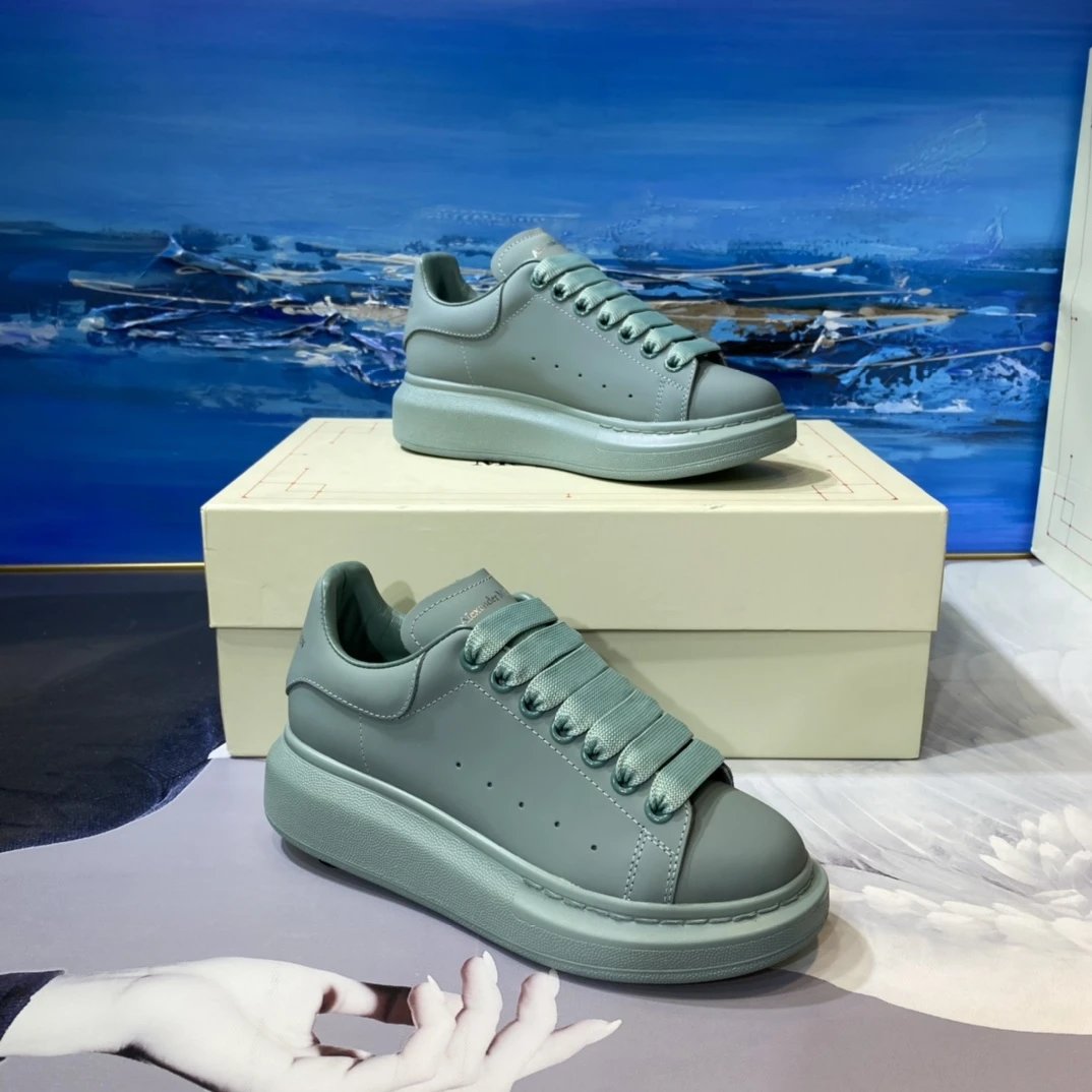 Alexander McQueen White Platform Sneakers