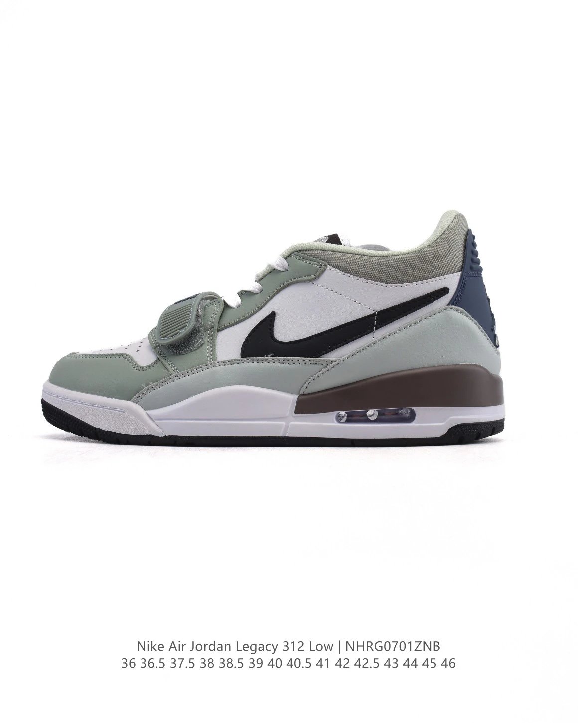 Air Jordan Legacy 312 Low Grey Green Sneakers