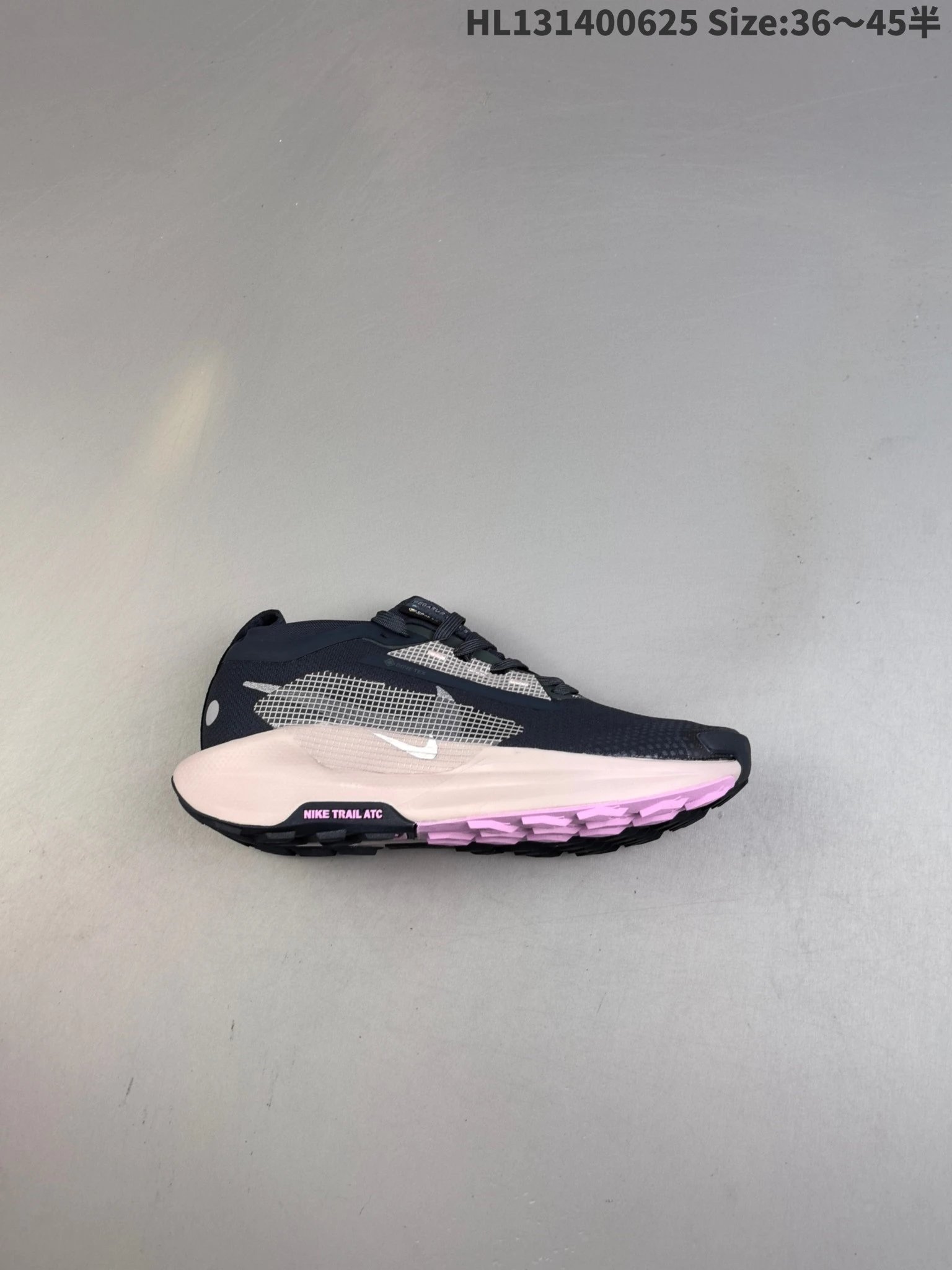 Nike Trail ATC Black Pink Mesh Cushioned Running Shoes