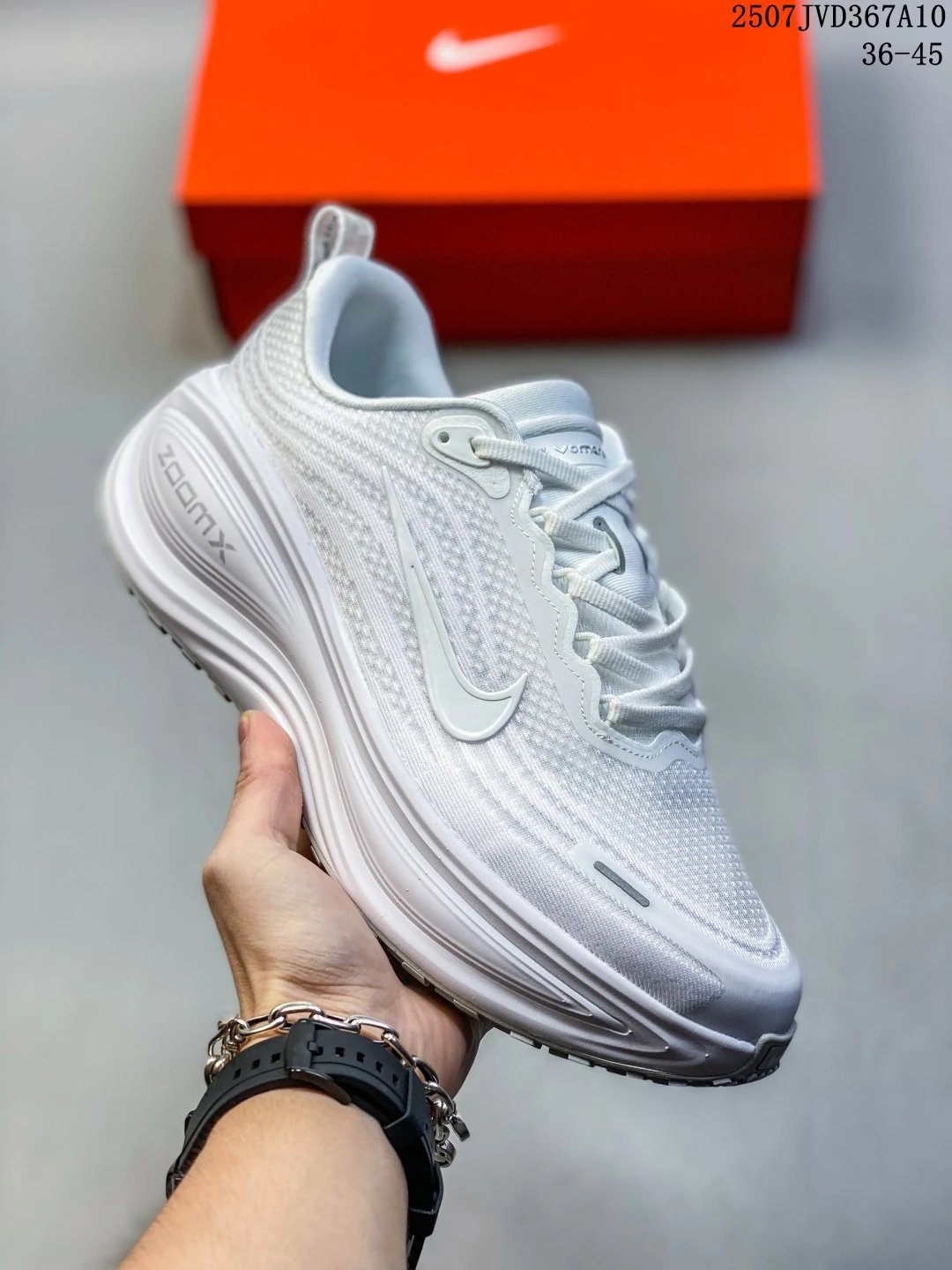 Nike Vomero Silver White Mesh Running Shoes