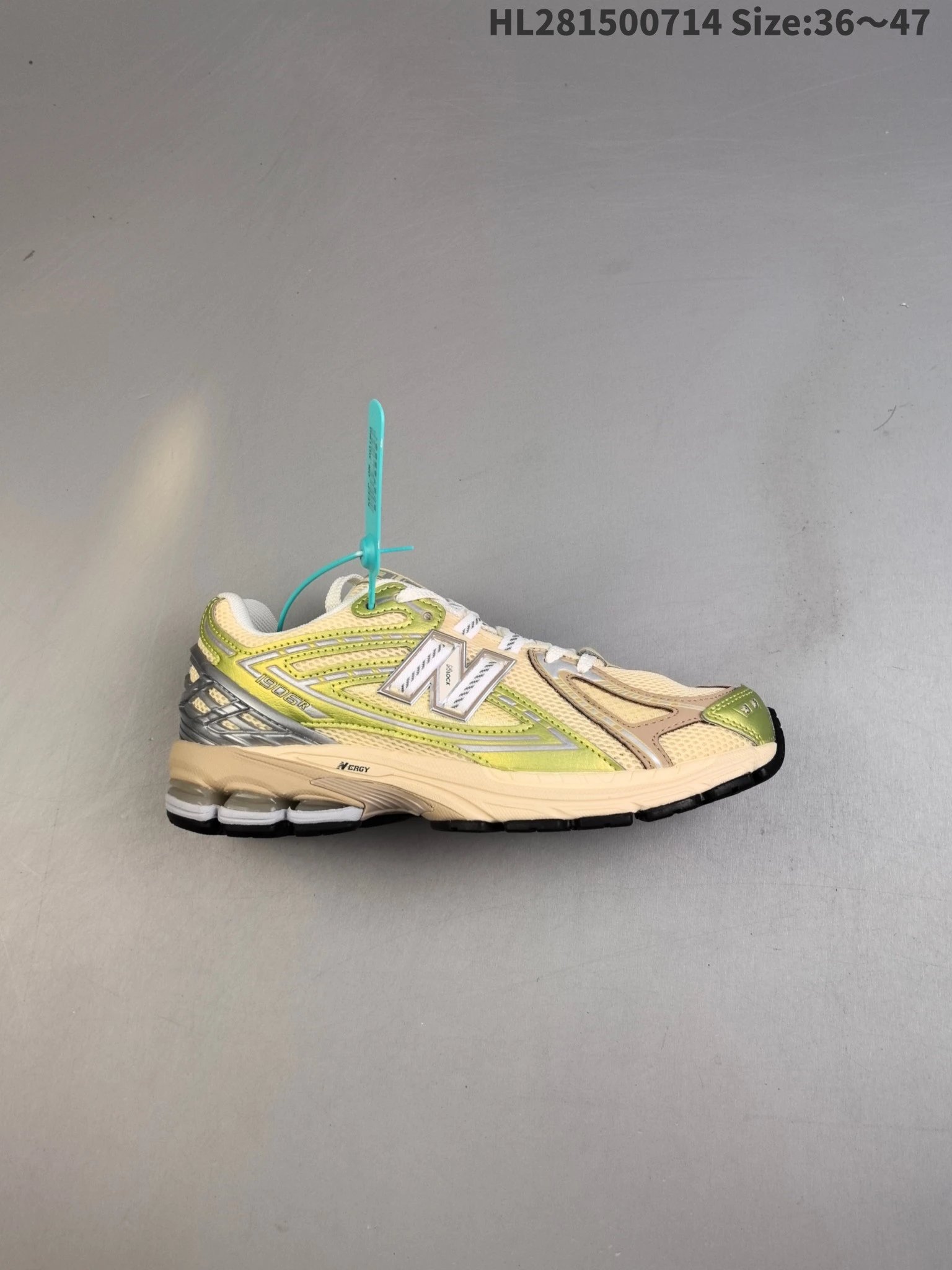 New Balance 1906R Beige Green Retro Running Sneakers