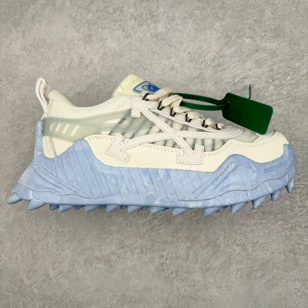 ShoesOff White Leather Panel Low Top Street Sneakers Unisex