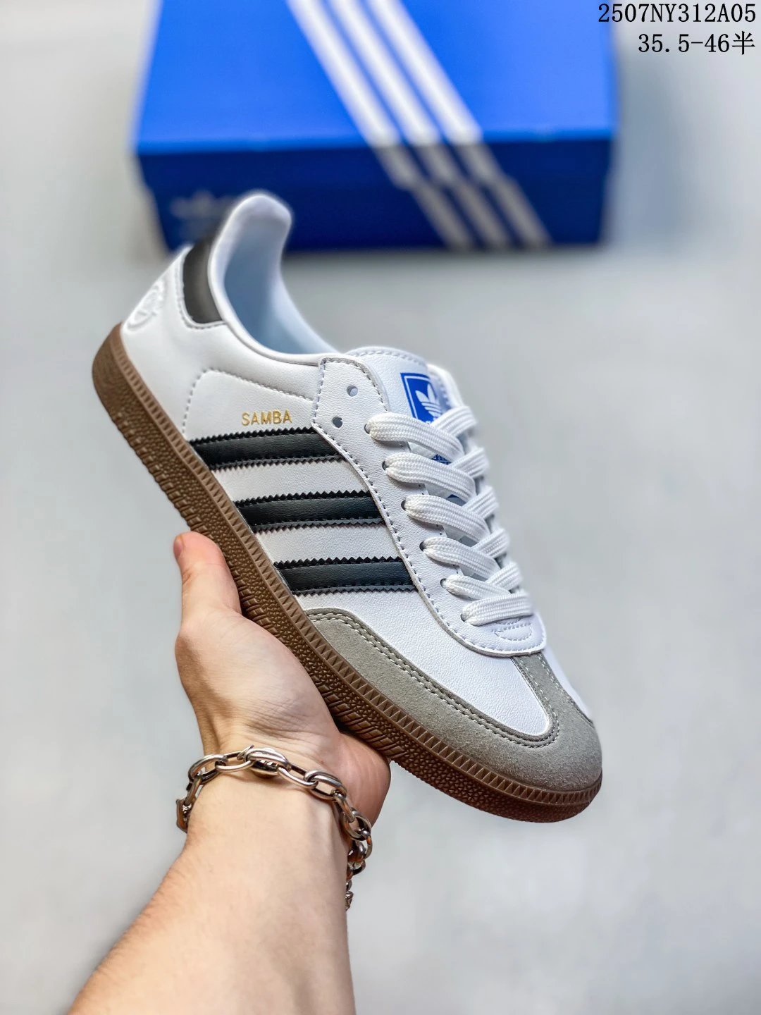 Adidas Classic Black White Mesh Sneakers for Men Women