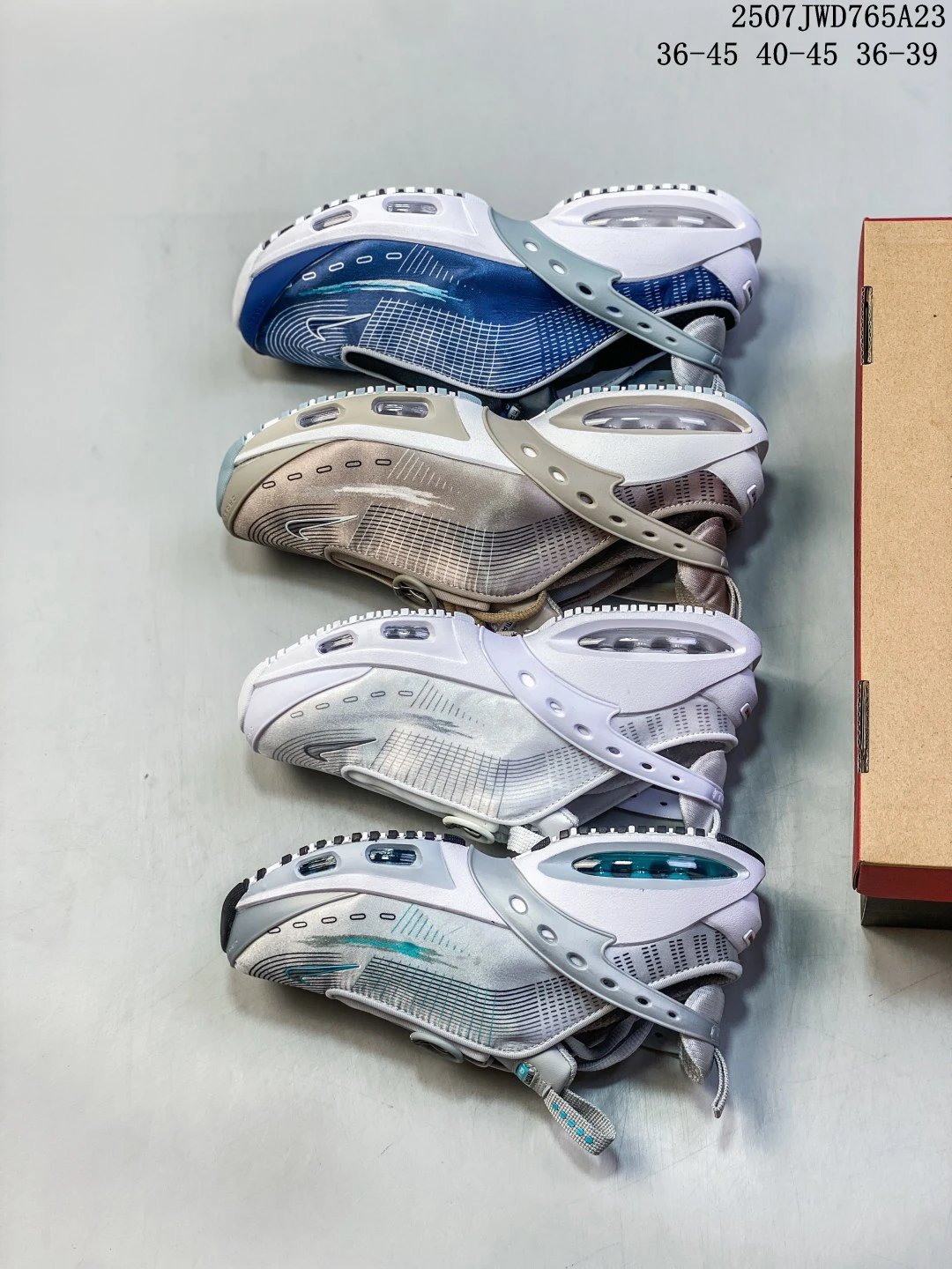 Nike Air Max Silver Blue Running Shoes for Men Women