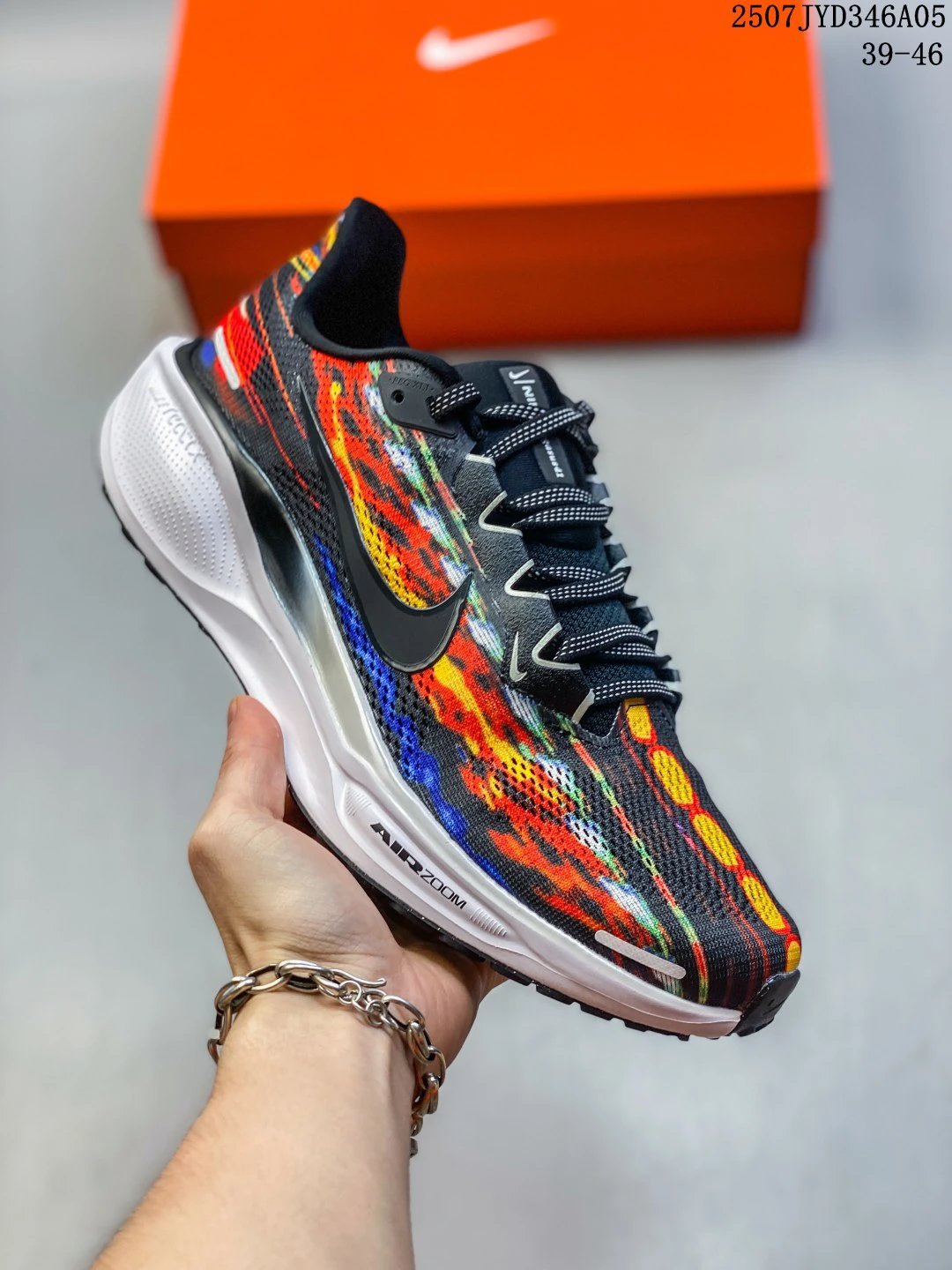 Nike ZoomX Black Orange Multicolor Running Shoes