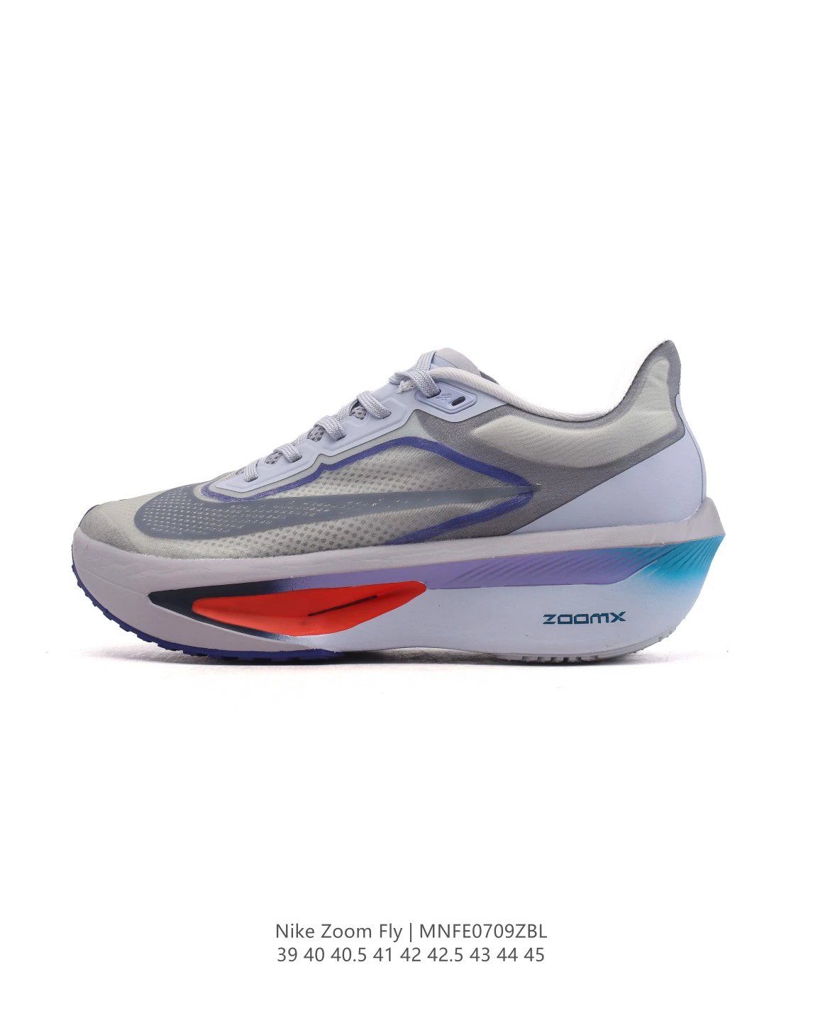 Nike Zoom Fly Gray Purple Running Shoes for Men Women